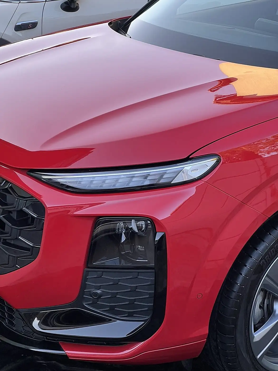Audi Q3 — przód auta po detailingu R&O Mobile Detailing