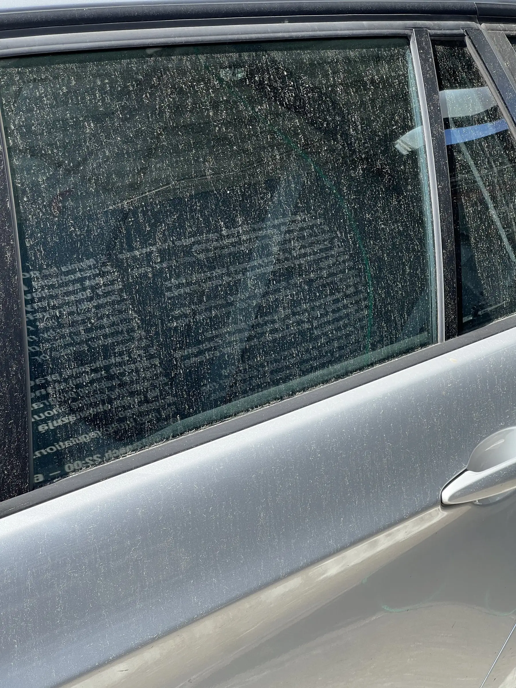 BMW serii 3 — szyby przed detailingiem