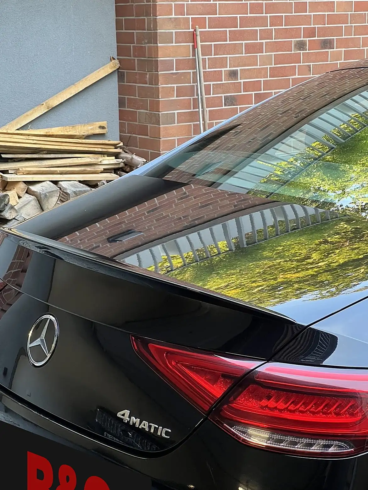 Mercedes CLS — tył auta po detailingu R&O Mobile Detailing